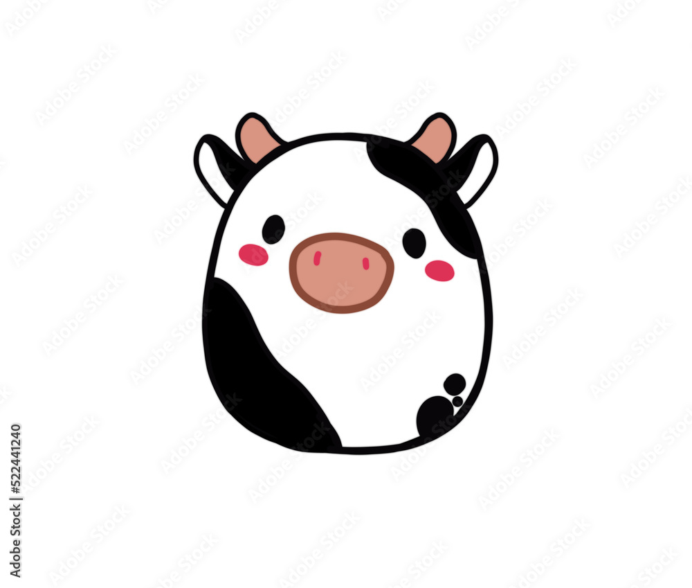 kawaii cow