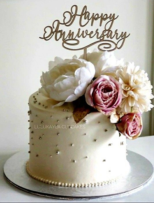 anniversary cake design pinterest