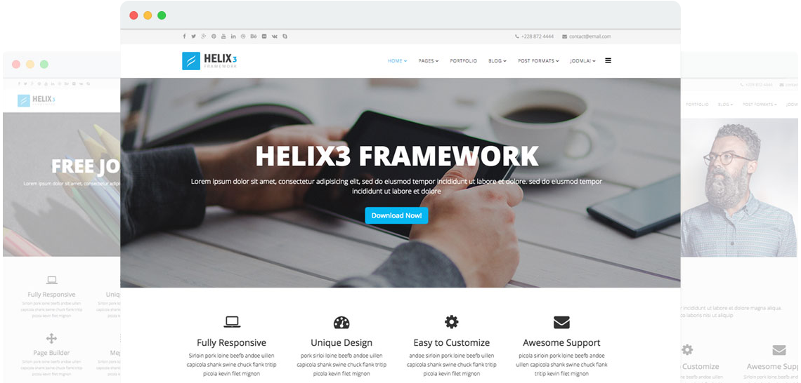 helix framework joomla