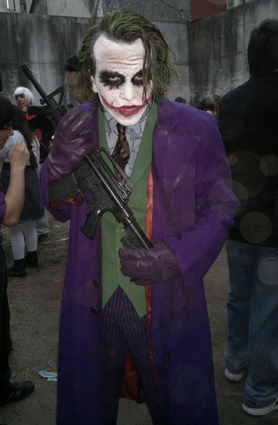 batman dark knight joker costume