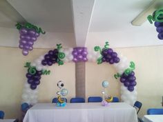 decoracion de globos para primera comunion