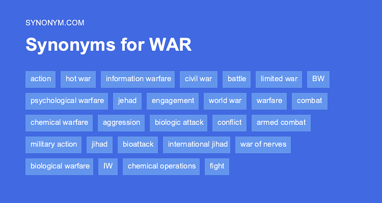 war thesaurus