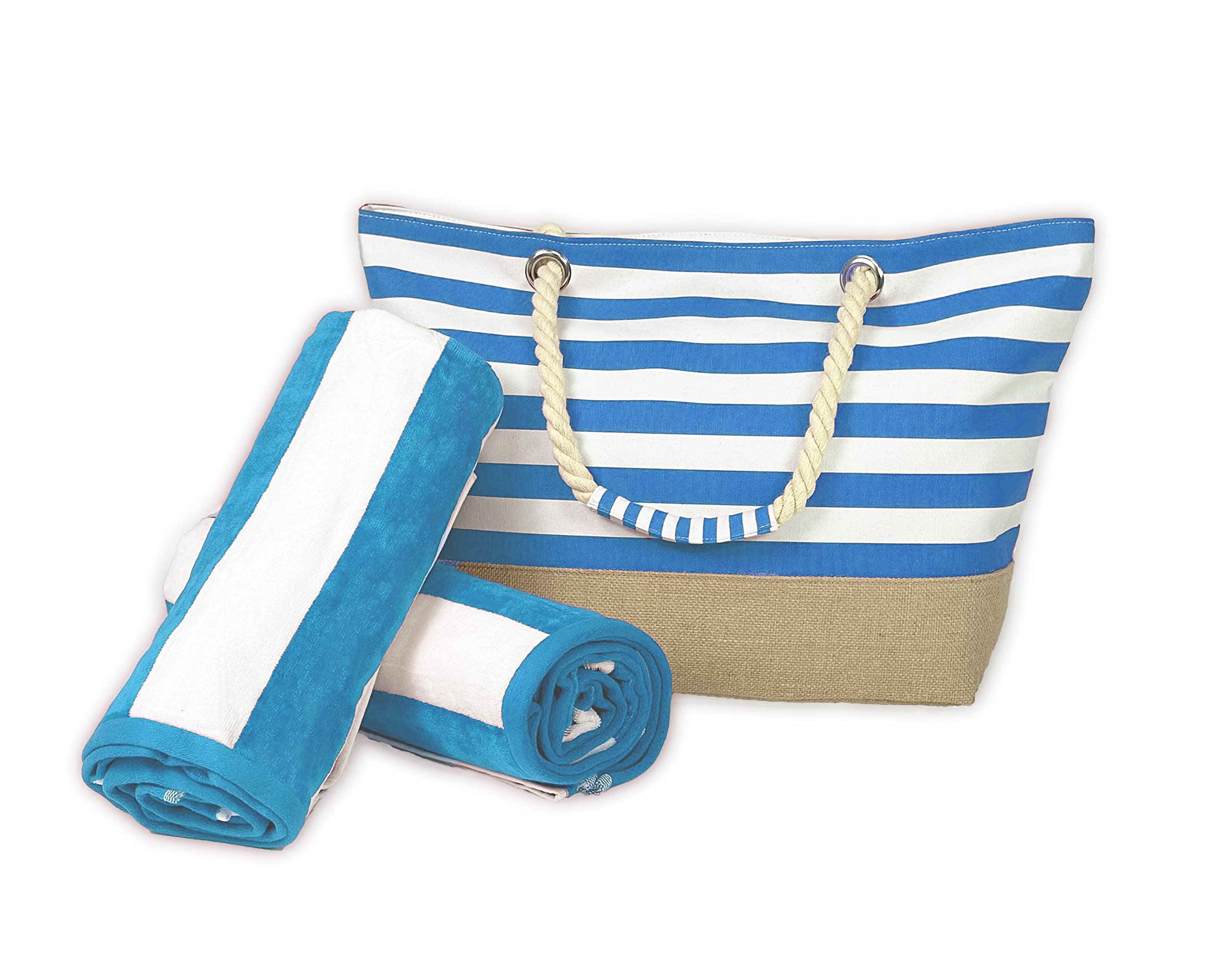 beach bag and towel set