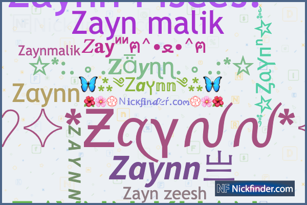 zayn malik nickname