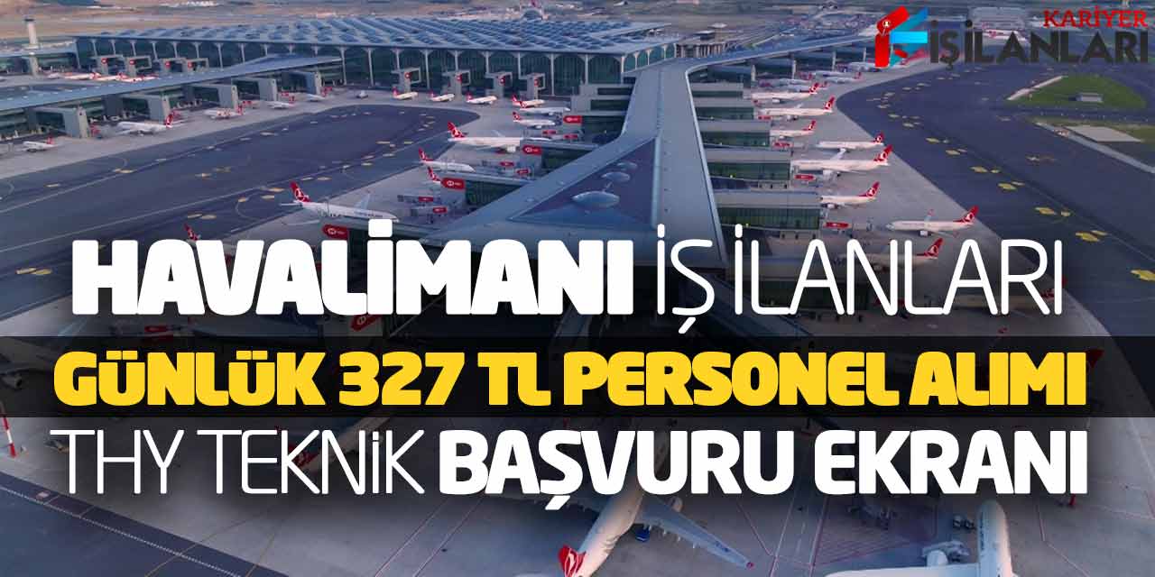 3 havalimanı elektrik iş ilanları