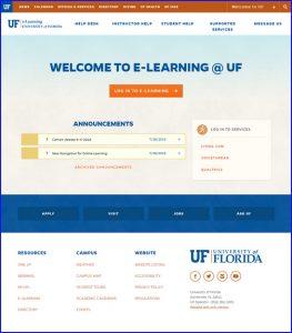 uf e learning