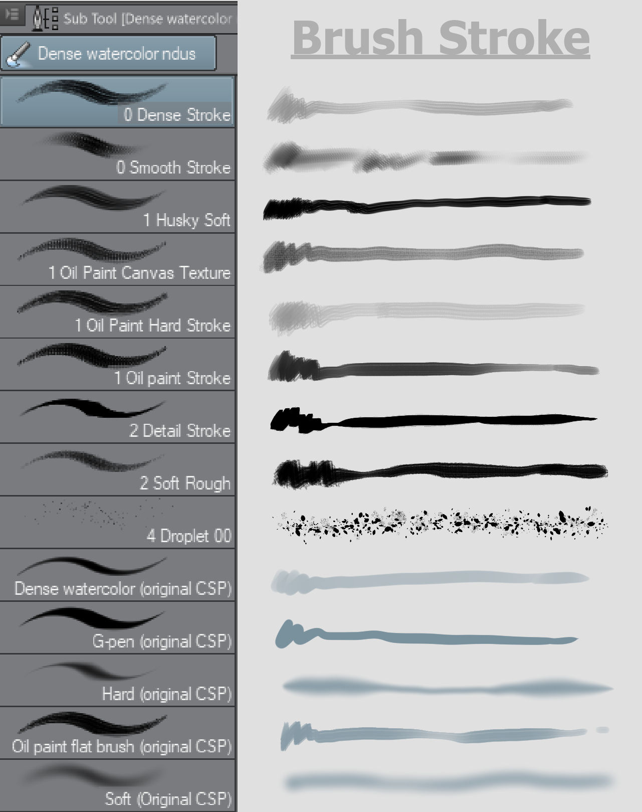 brushes for clip studio