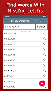 crossword clue solver missing letters