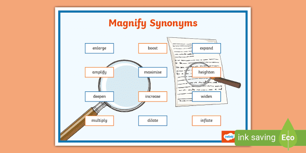 magnify thesaurus