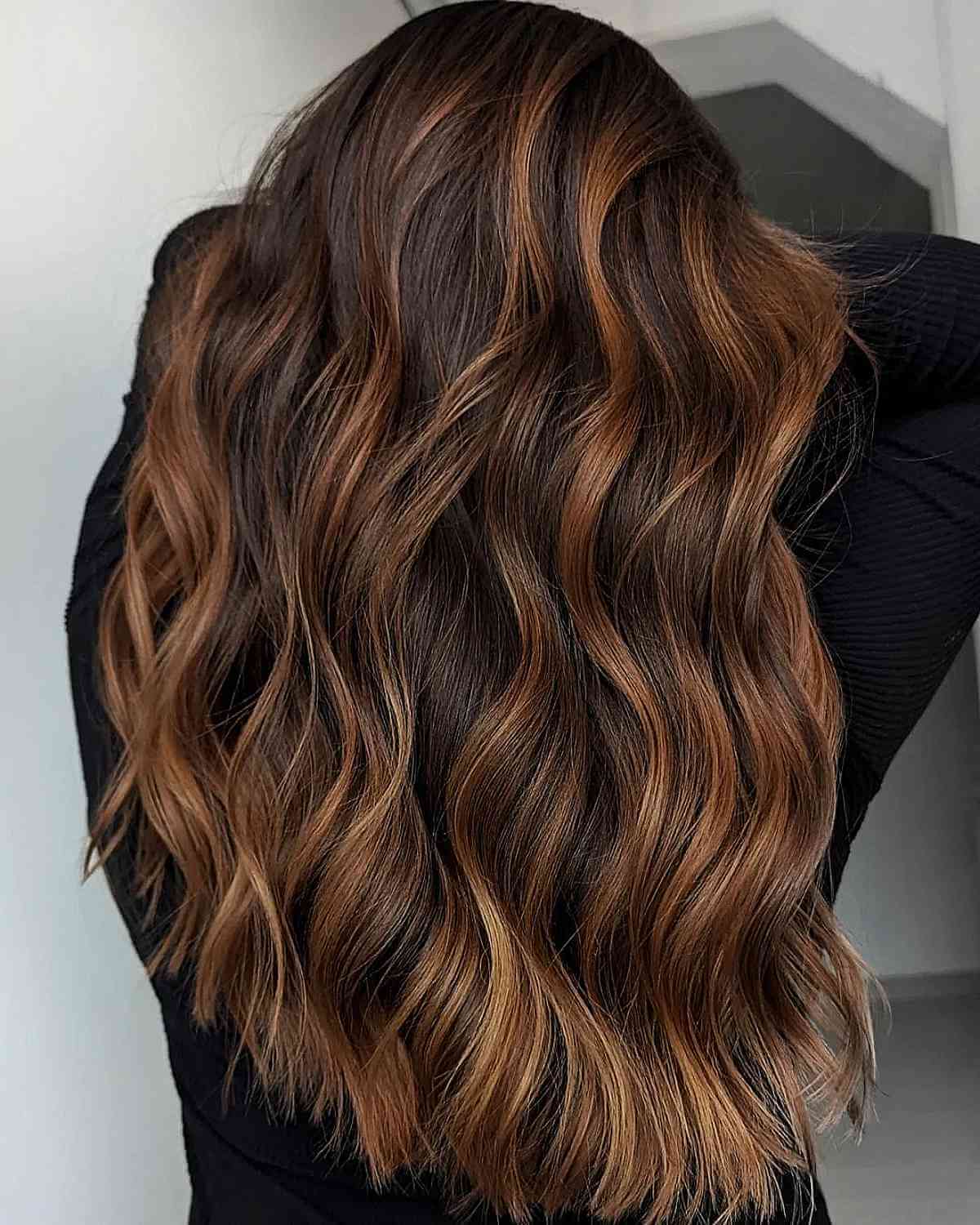 brown highlights hair color