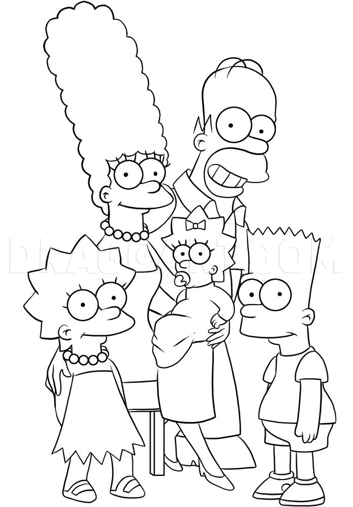 simpsons drawings