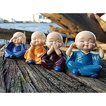 baby buddha monk statue