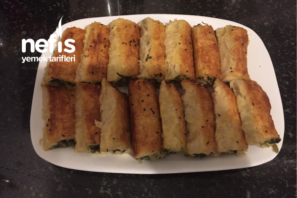 baklavalik yufkadan ispanakli peynirli borek tarifi