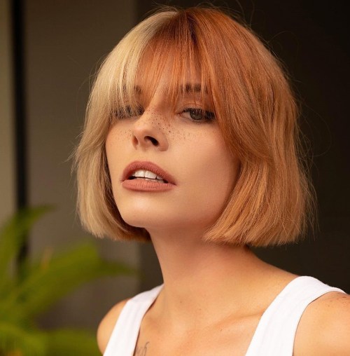 bang ideas for short hair