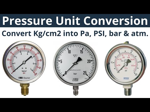 bar vs kg cm2