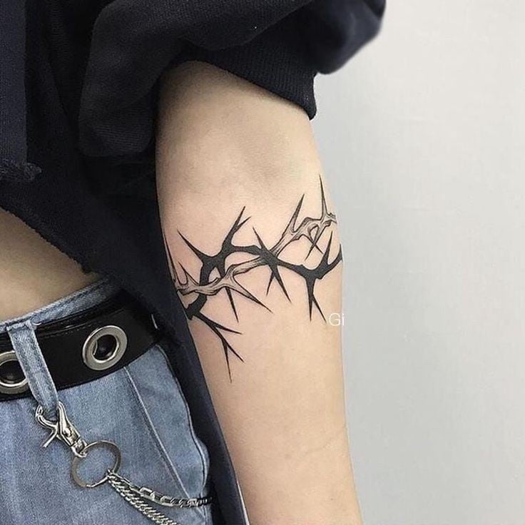 barbed wire tattoo meaning