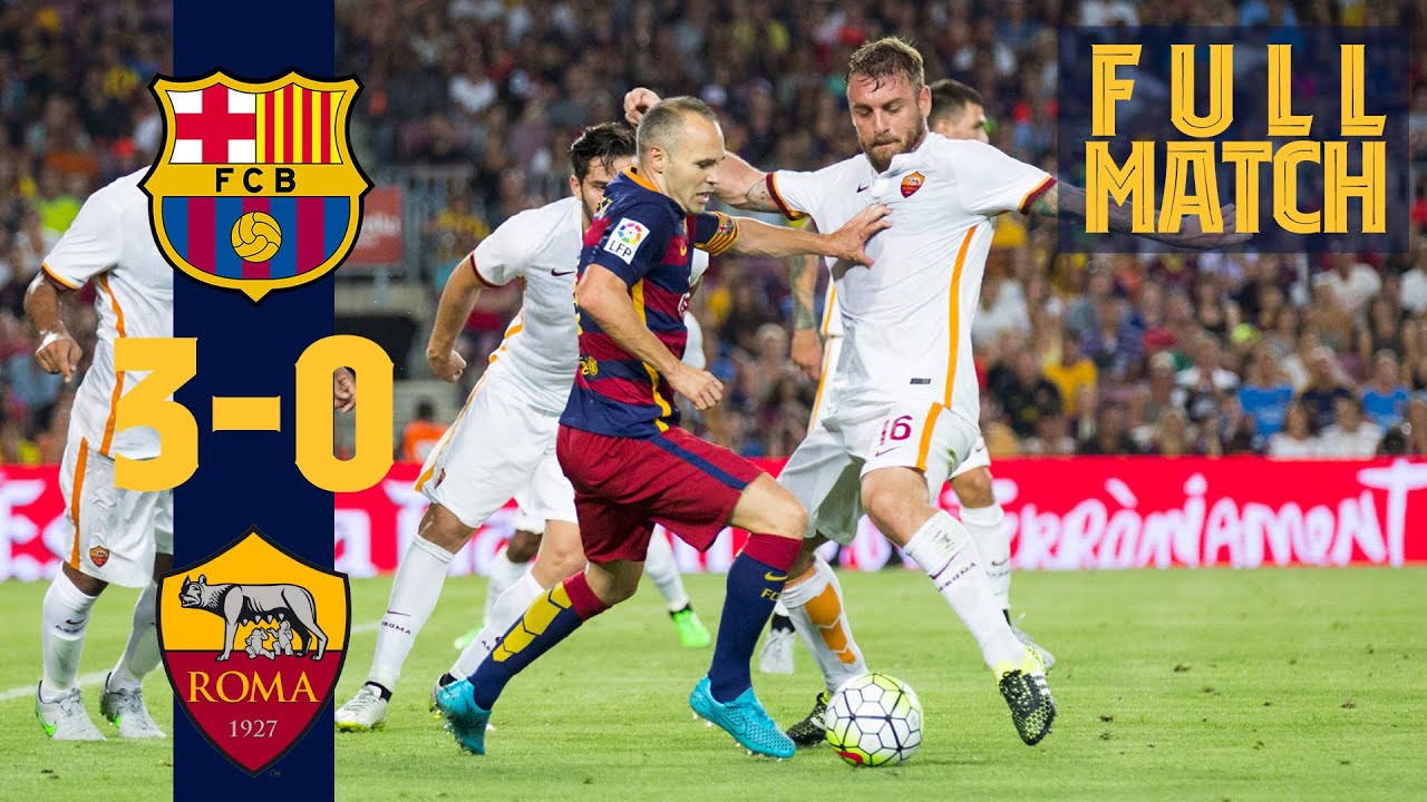 barcalona vs roma