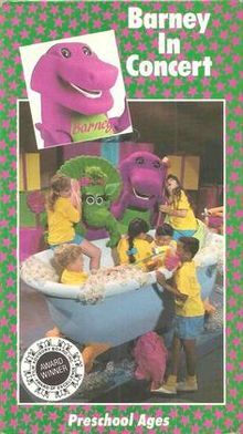 barney in concert vhs