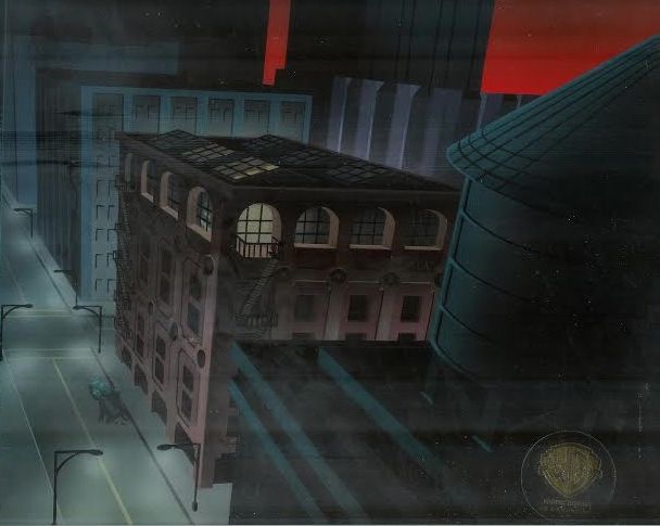 batman the animated series background art