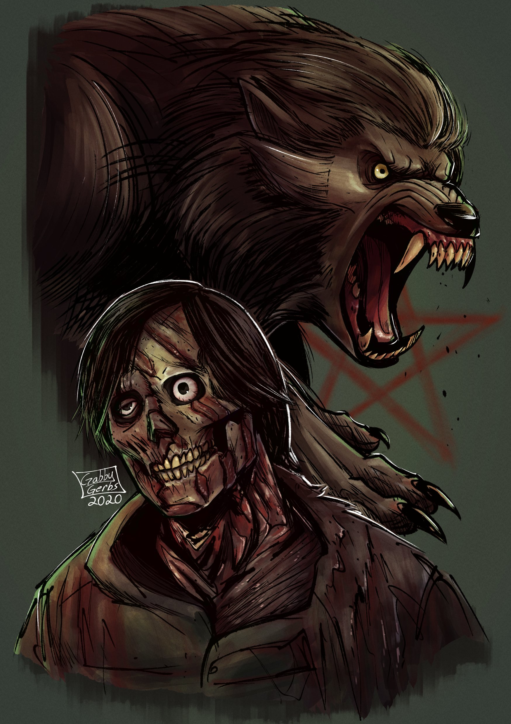 werewolf fan art