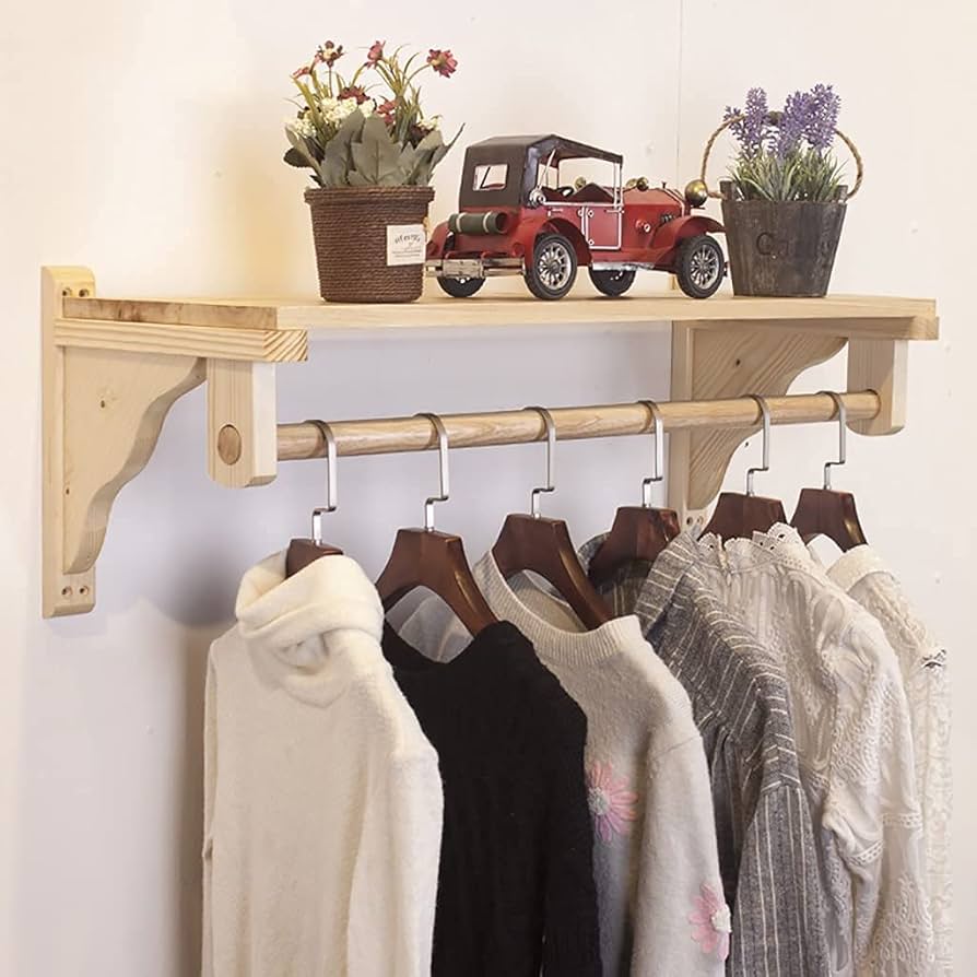 wall mounted garment rack