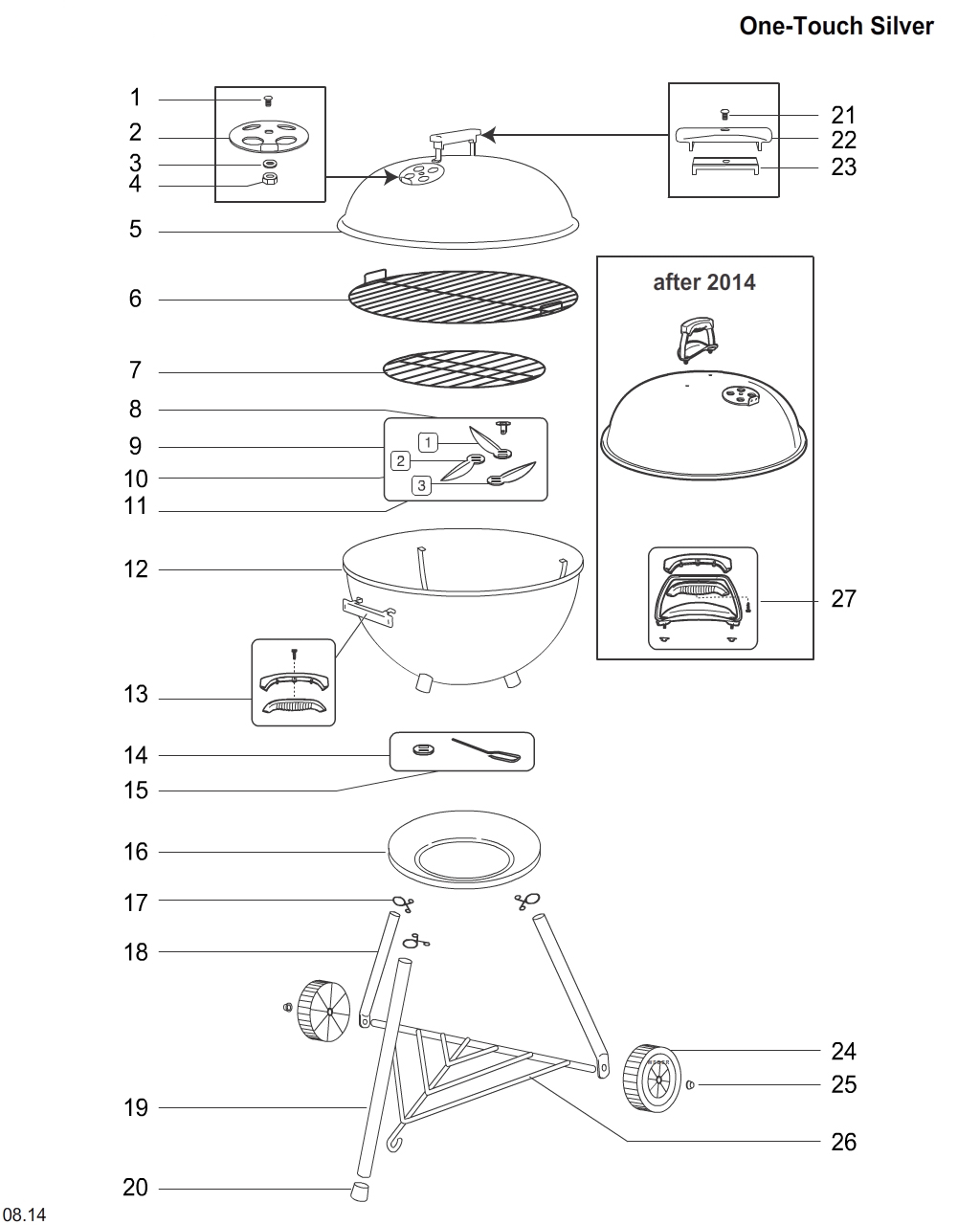 weber grill replacement parts