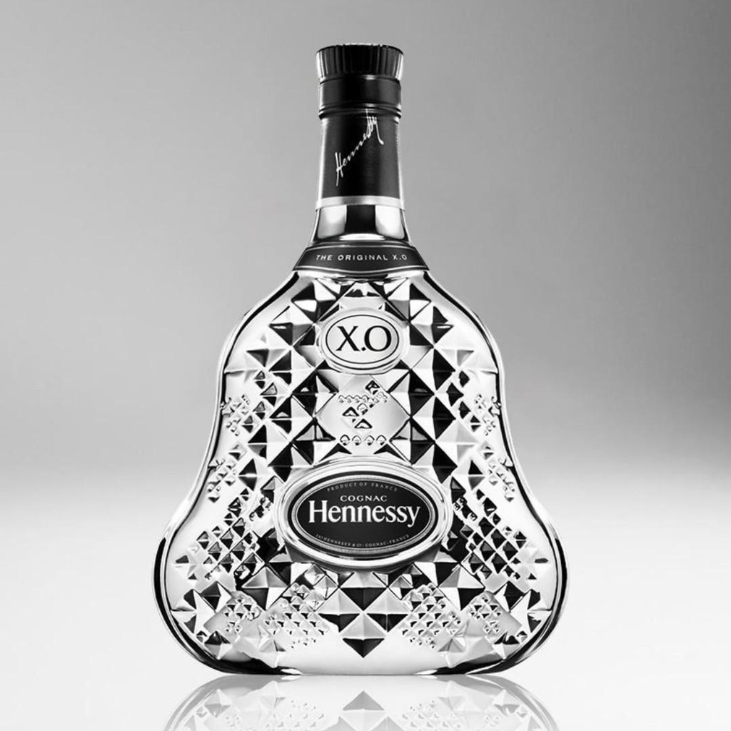 hennessy xo silver bottle