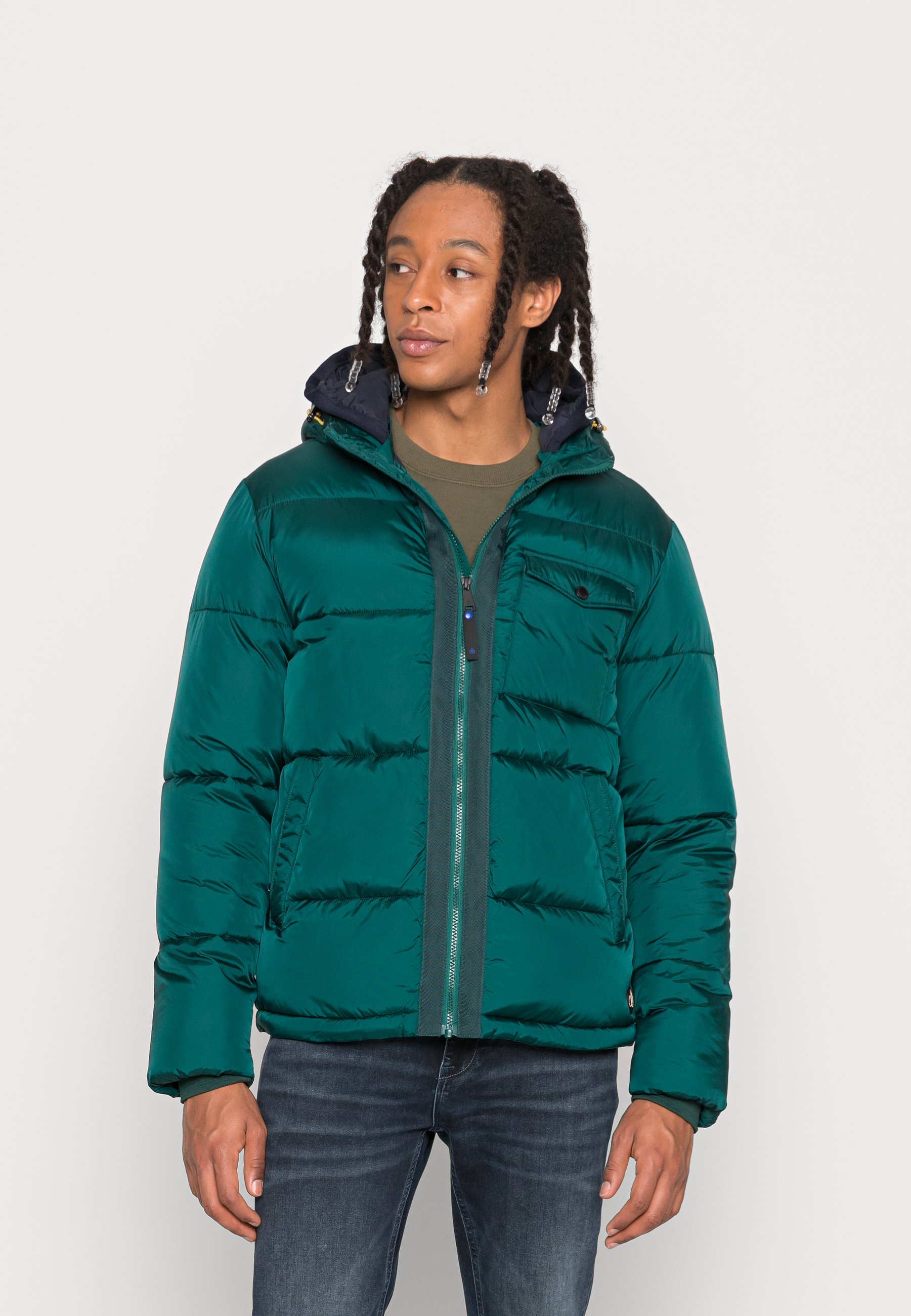 scotch and soda green jacket