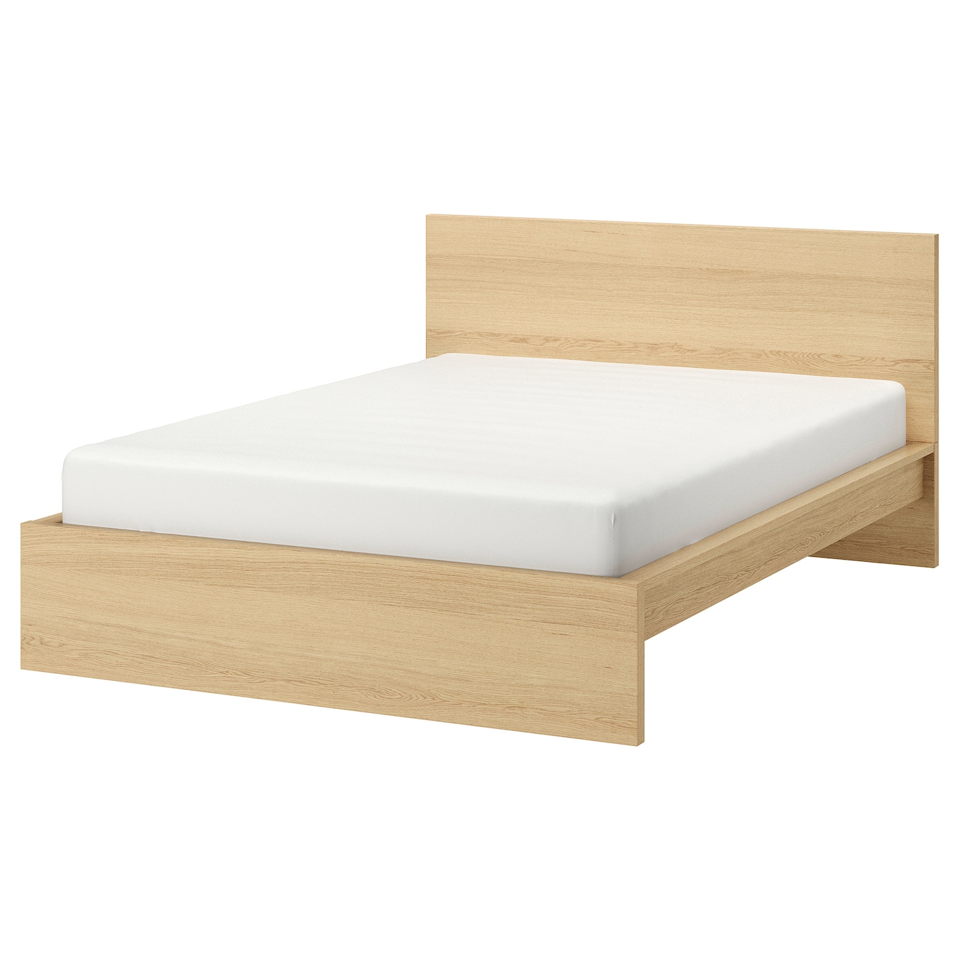 ikea wood double bed frame