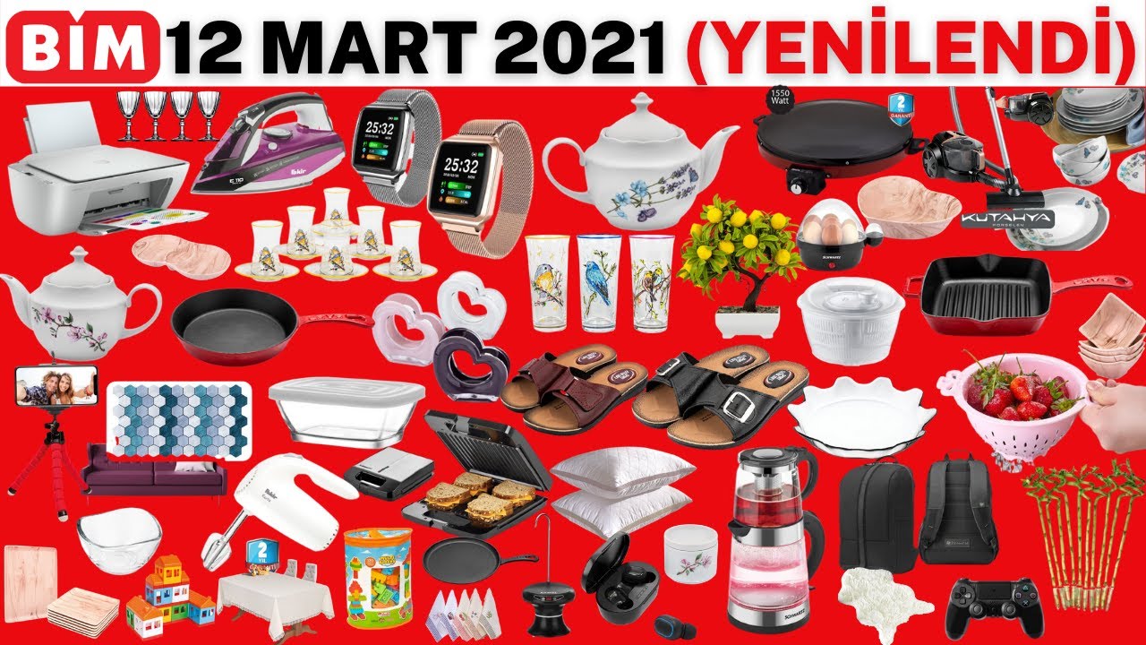 12 mart 2021 bim kataloğu