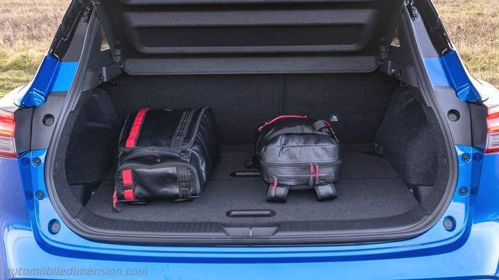 nissan qashqai boot measurements