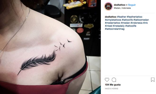 significado tatuajes de plumas para mujeres