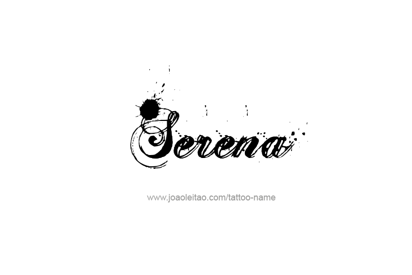 tattoo serena