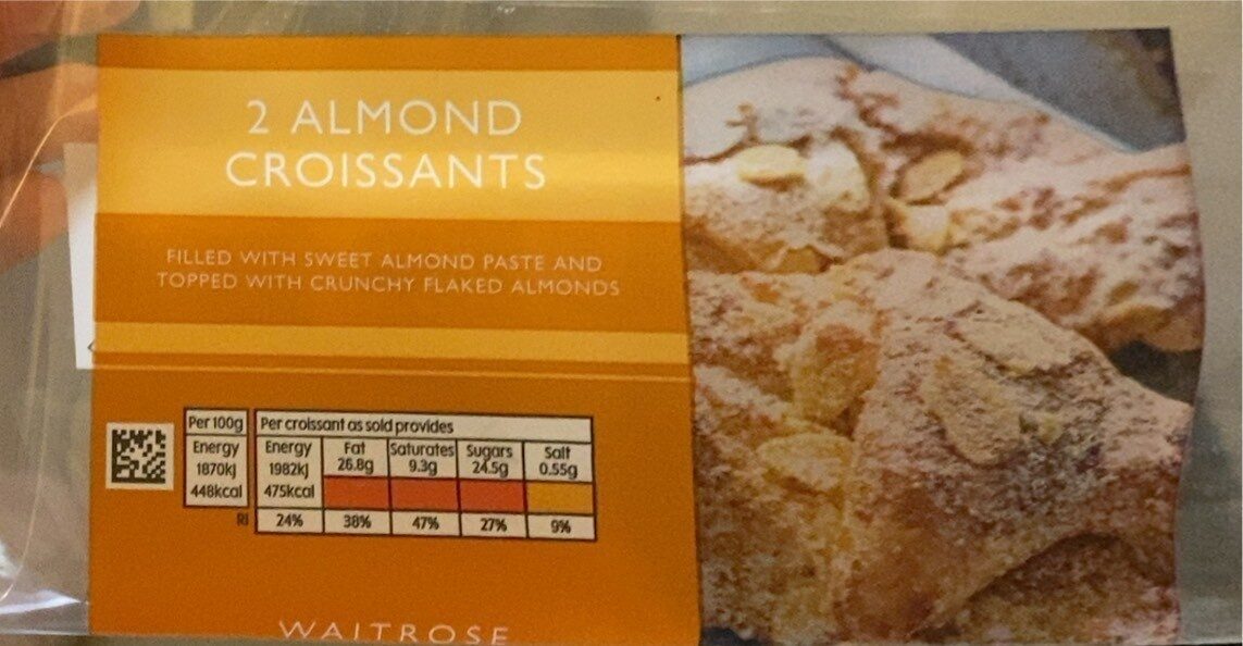 almond croissant waitrose