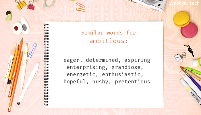 synonym of ambitious