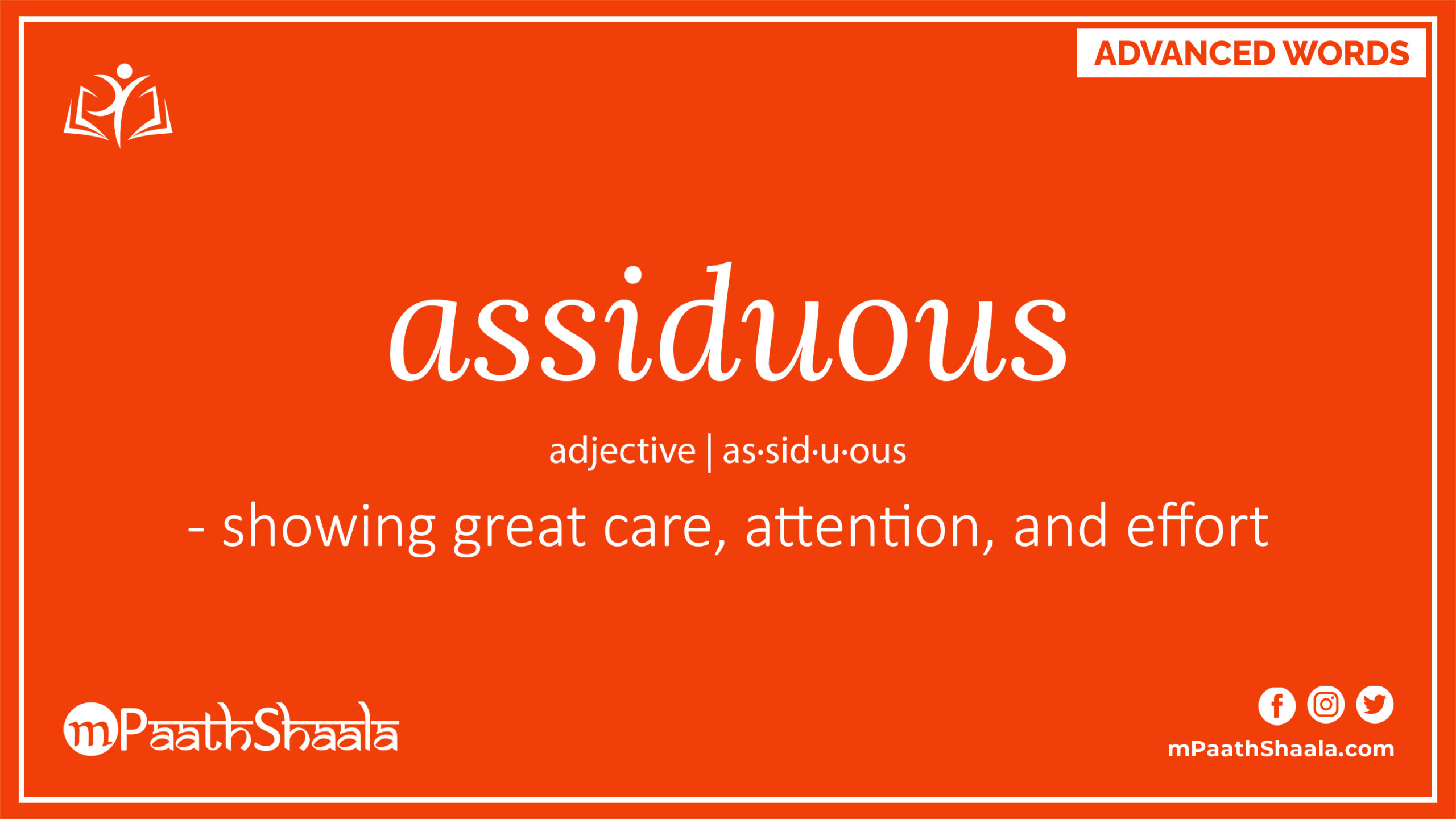 assiduous meaning in telugu