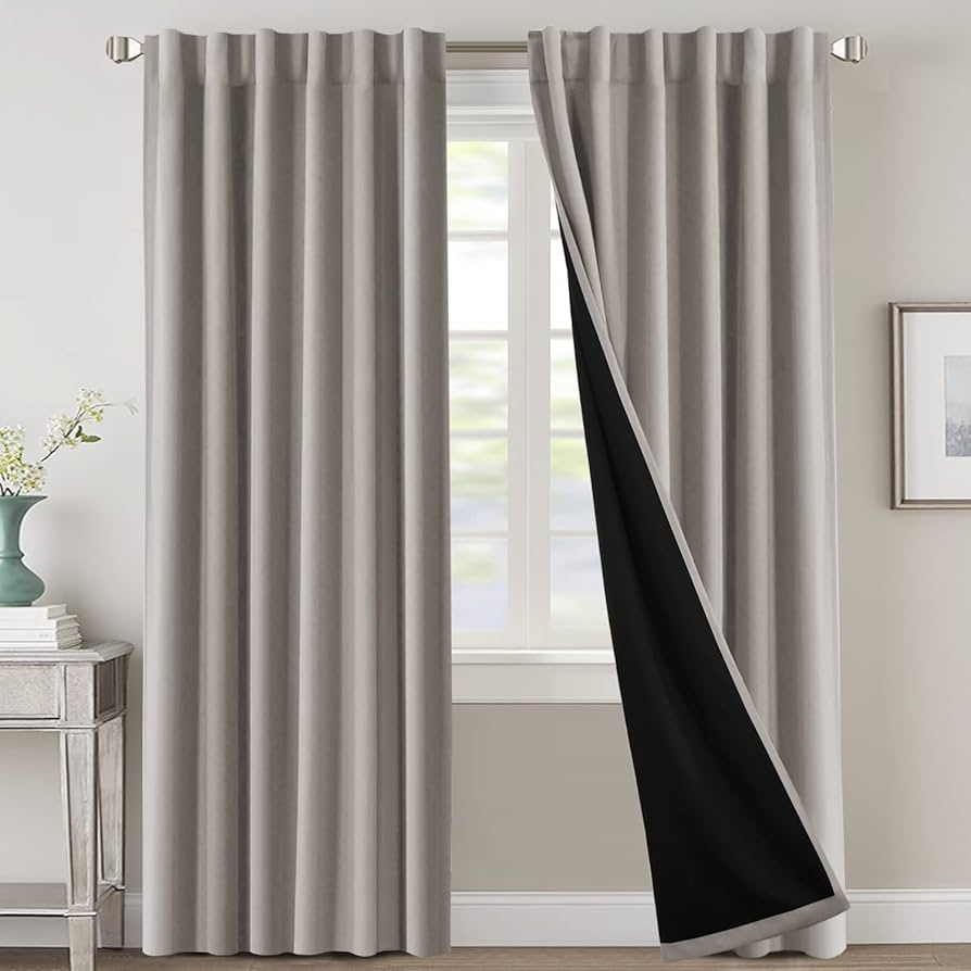 bedroom darkening curtains