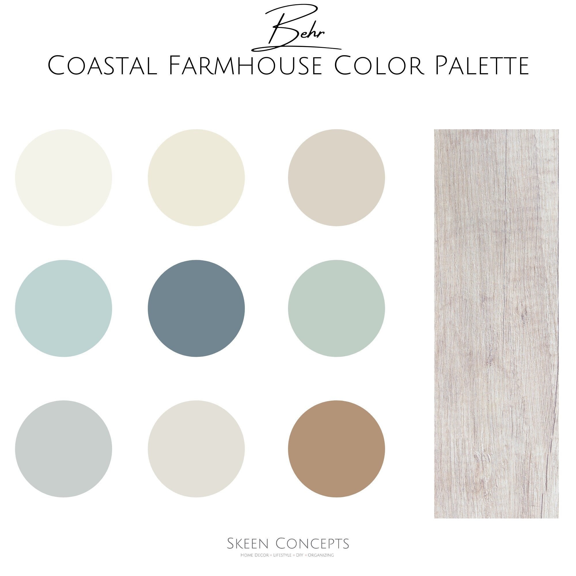 behr paint color palette