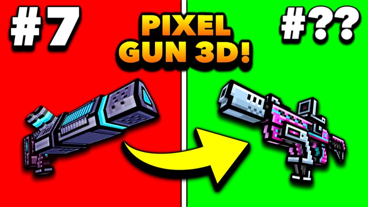 best weapons pixel gun 3d