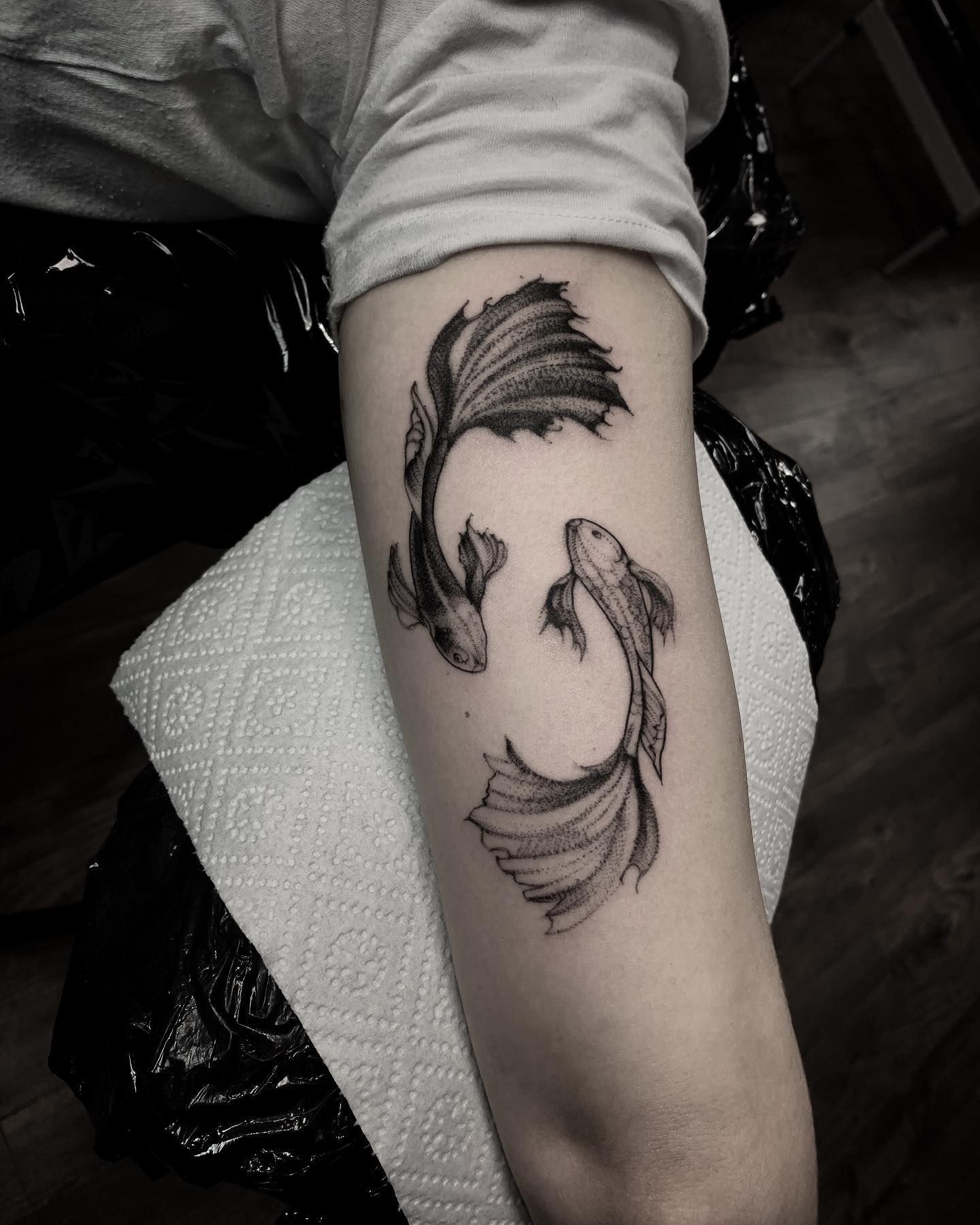 betta fish tattoo