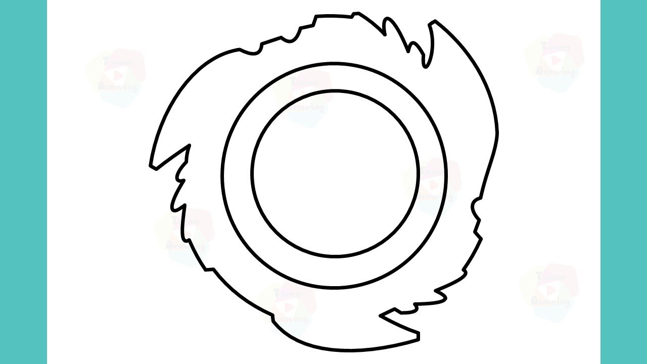 beyblade drawing easy