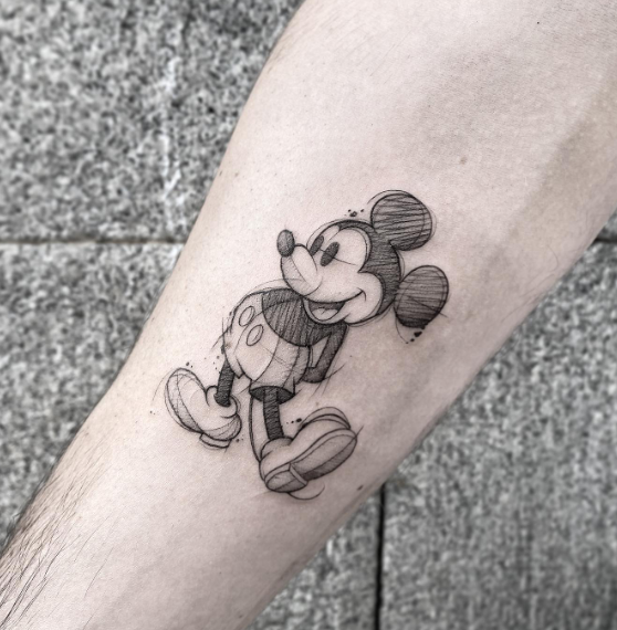 tatuajes mickey mouse