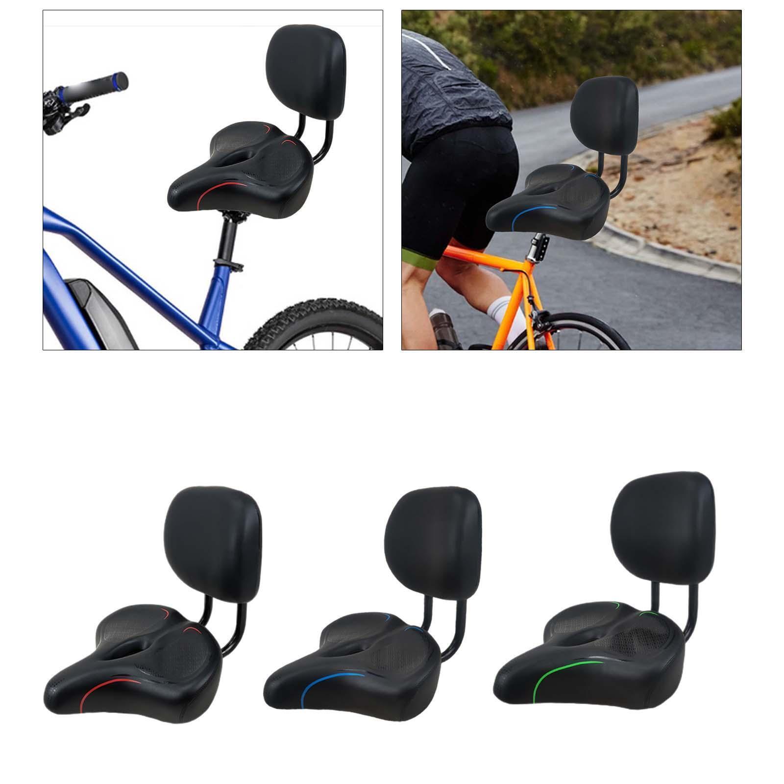 bike seat with backrest