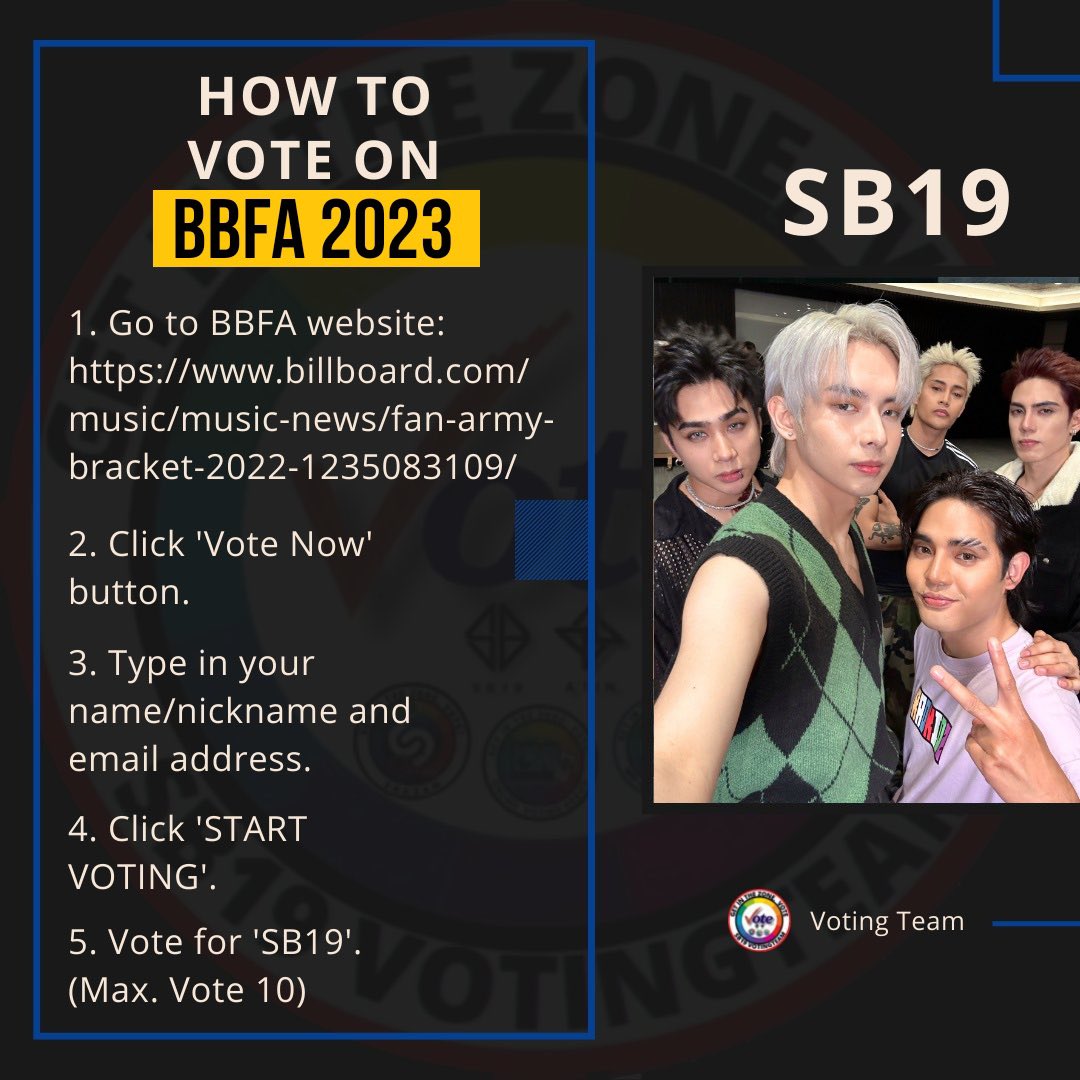 billboard fan army voting 2022