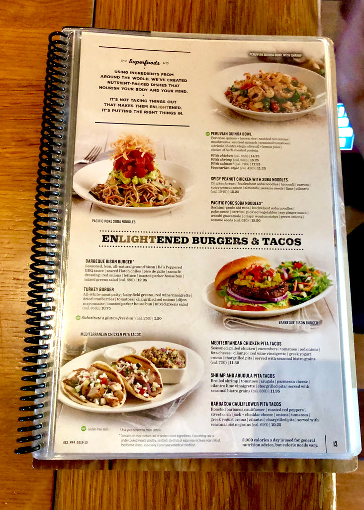 bj brewhouse menu