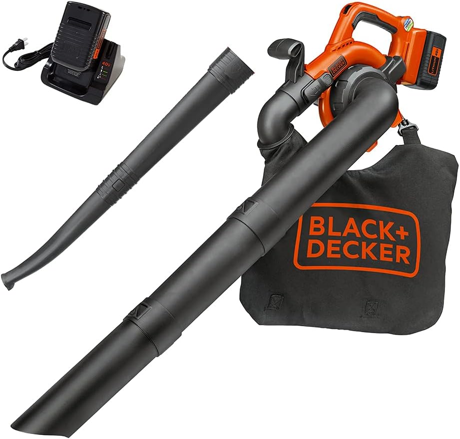 black & decker blower vacuum