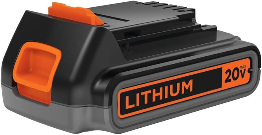 black and decker lithium battery