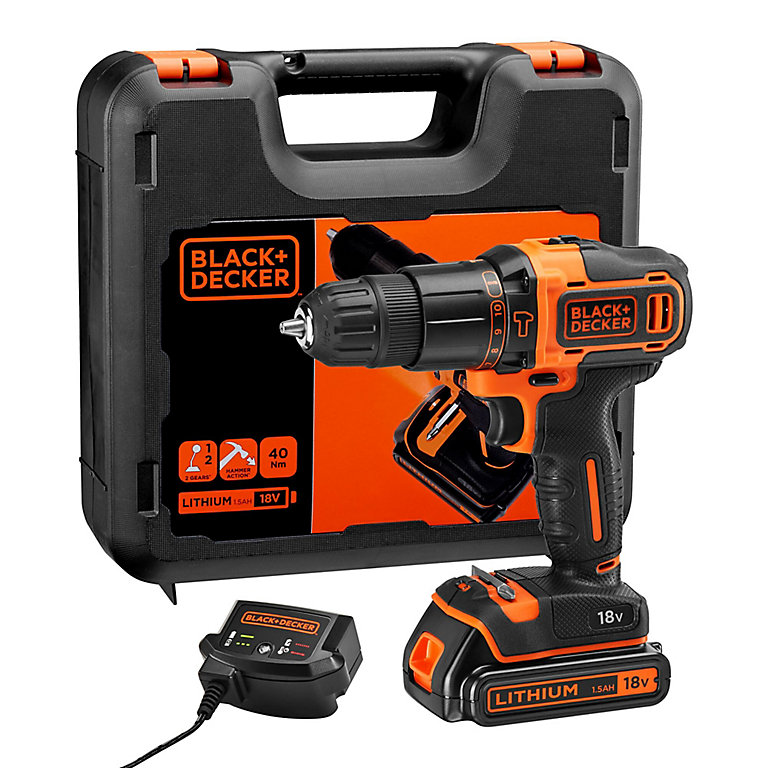 black n decker cordless drill