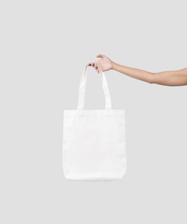 blank tote bag mockup