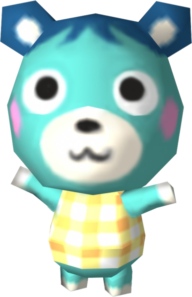 blue bear animal crossing